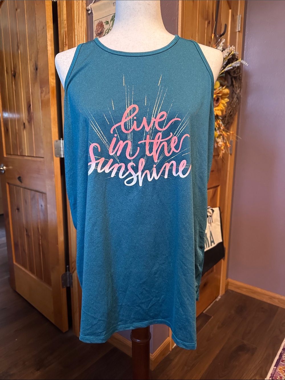 tek gear Teal Performance Tank Top